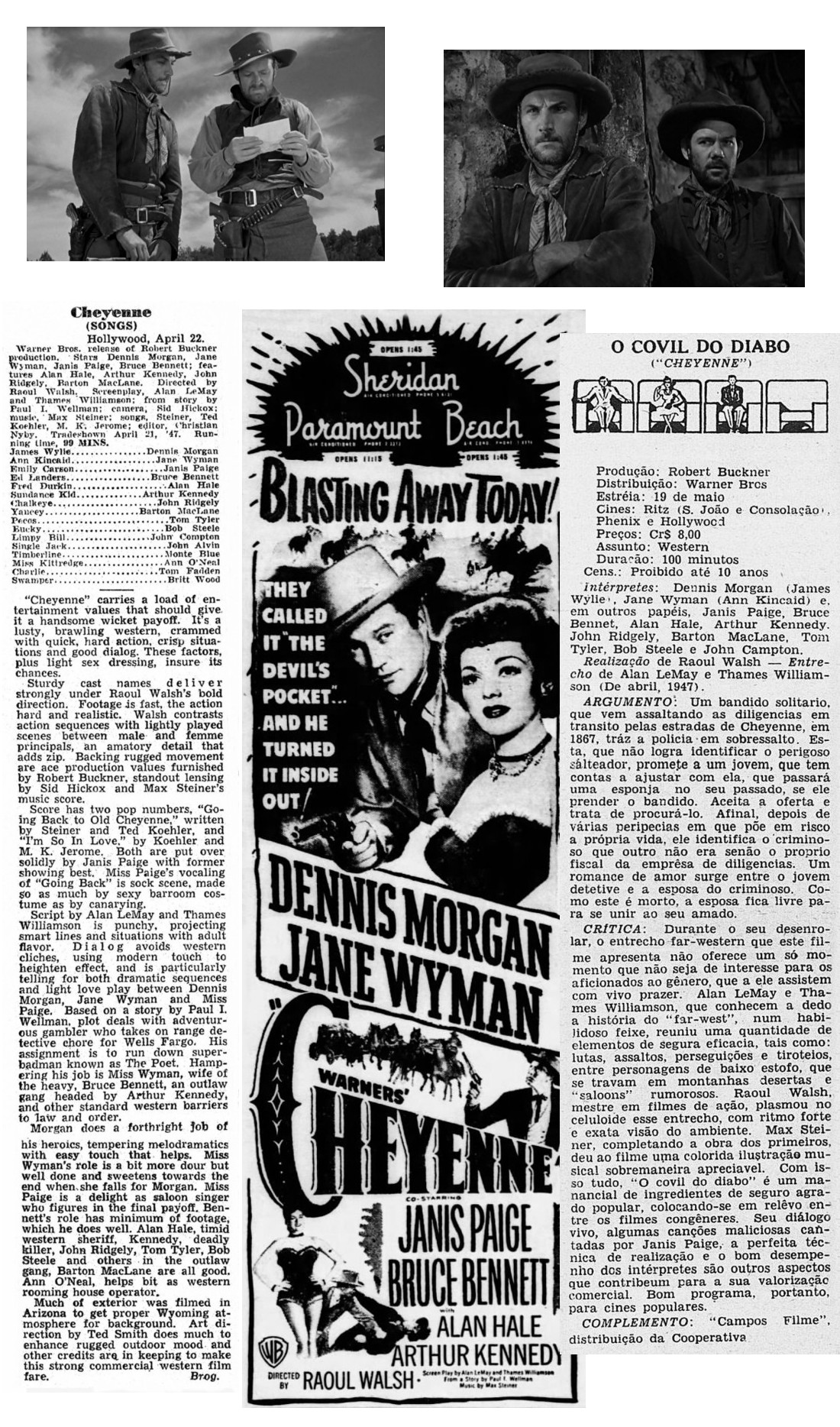 Cheyenne screencaps cinema ad film reviews