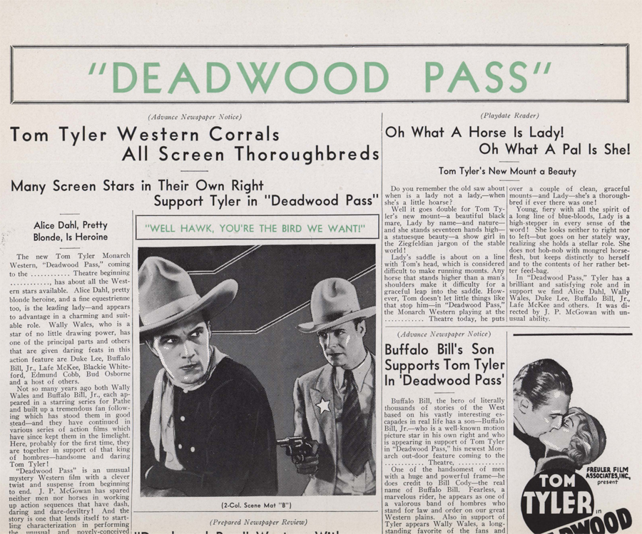 Deadwood Pass pressbook