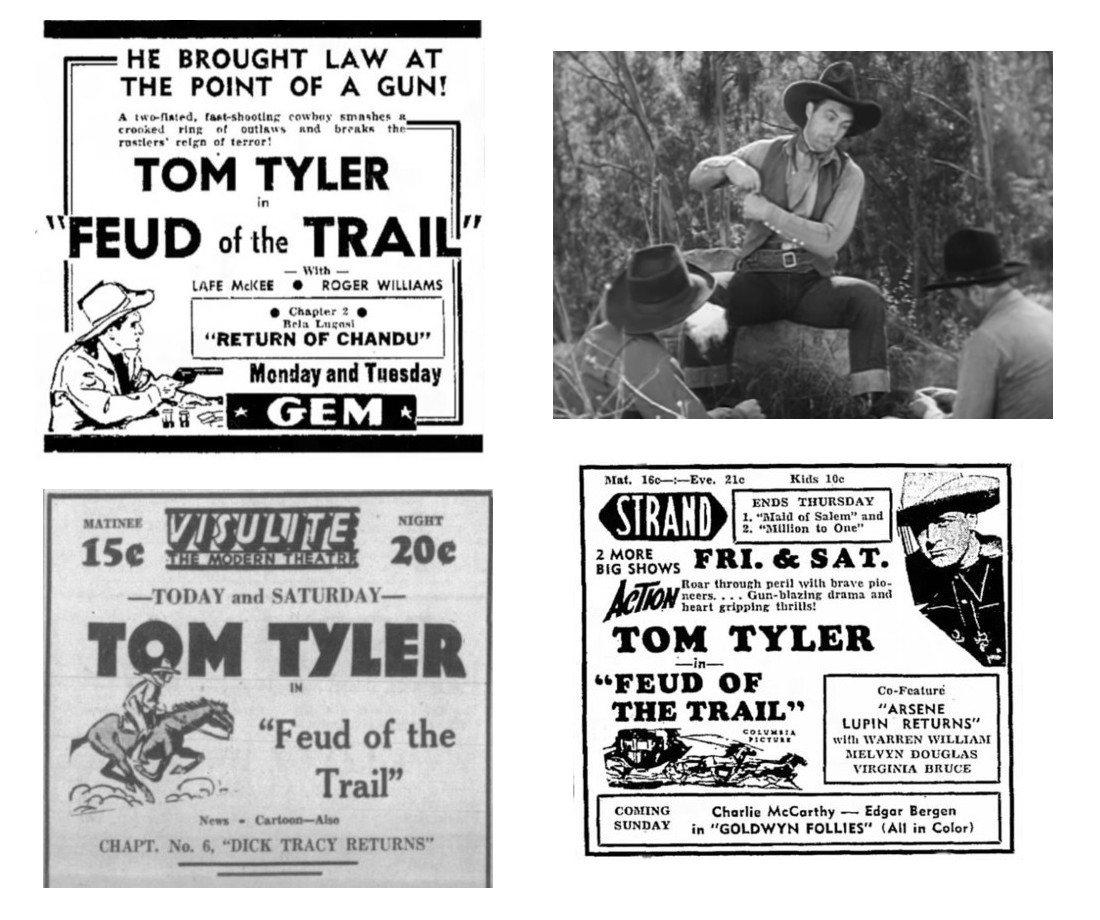 The Feud of the Trail cinema ads