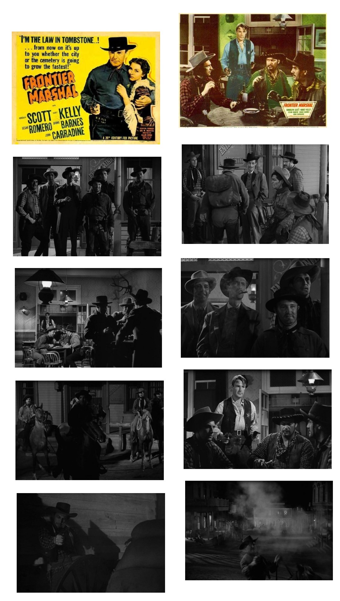 Frontier Marshal lobby cards screencaps