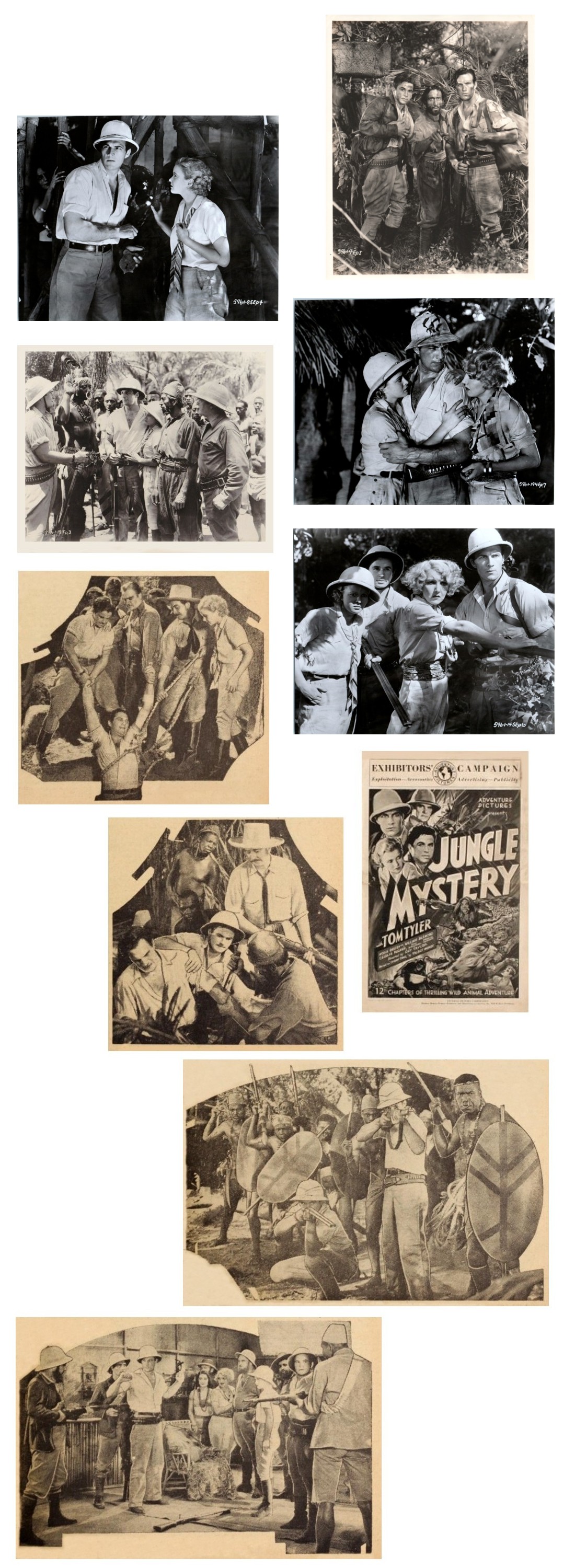 Jungle Mystery Boys Cinema stills pressbook
