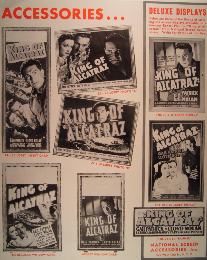 King of Alcatraz pressbook