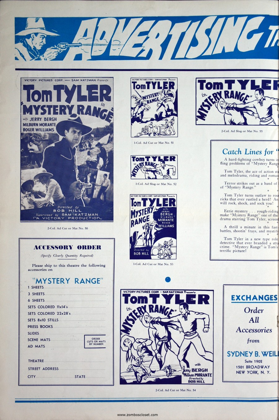 Mystery Range pressbook