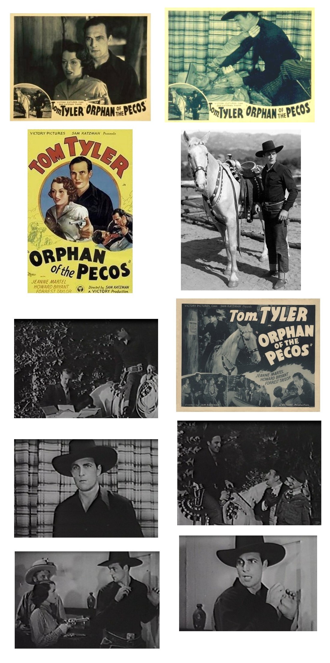 Orphan of the Pecos one sheet film still screencaps lobby card