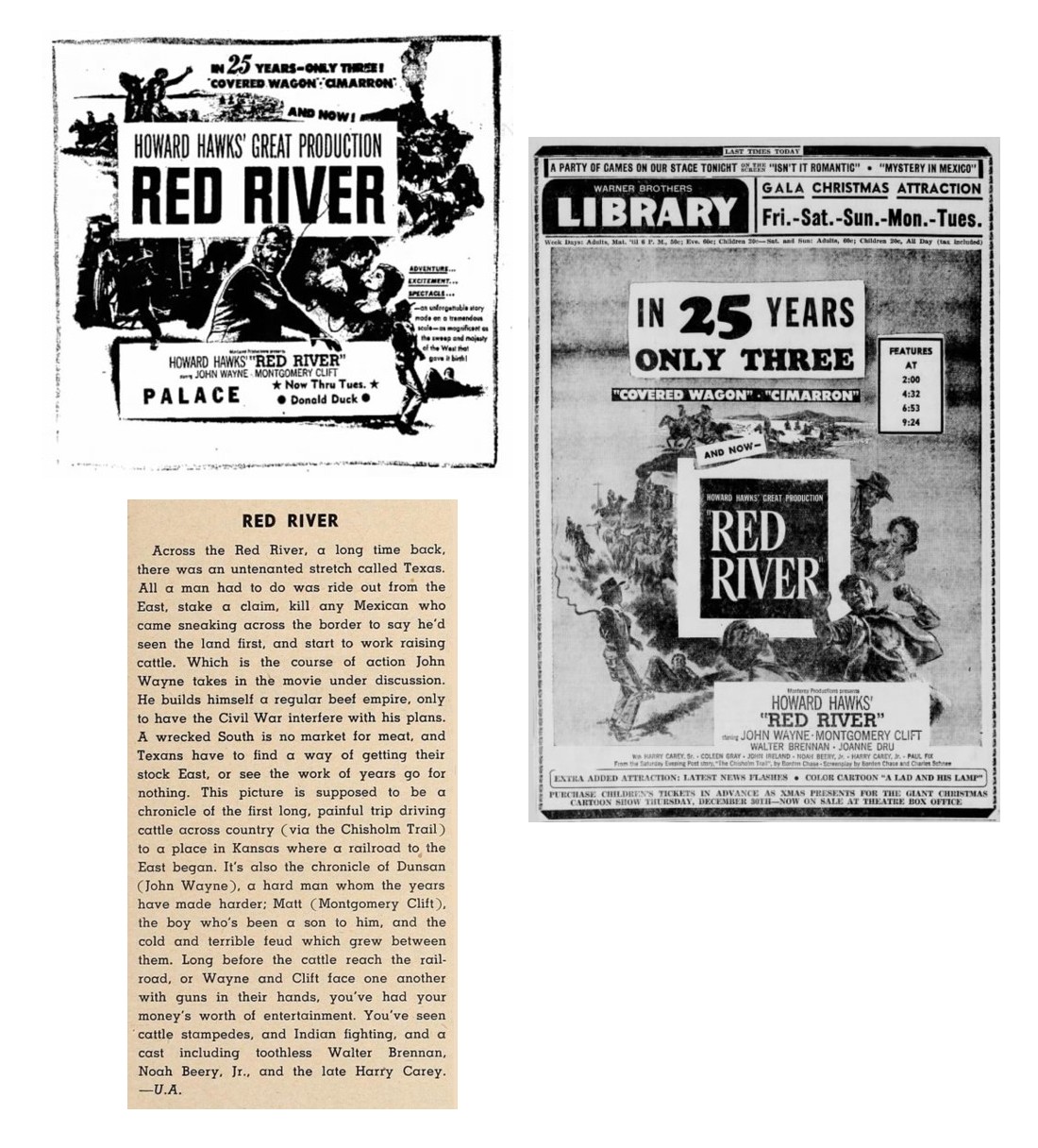 Red River film reviews cinema ads