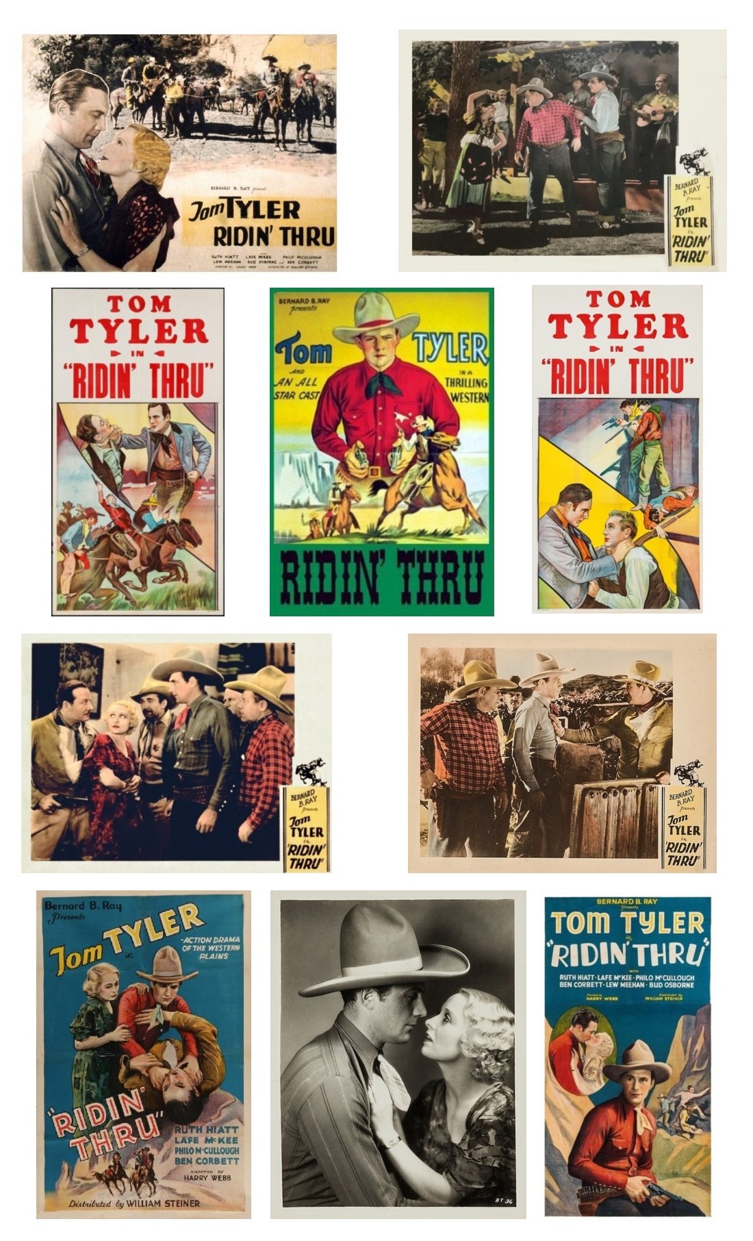 Ridin' Thru lobby cards three sheets one sheets film still