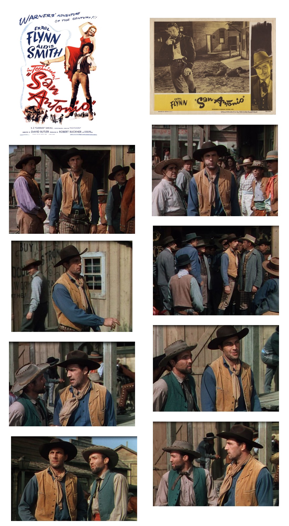 San Antonio one sheet lobby card screencaps