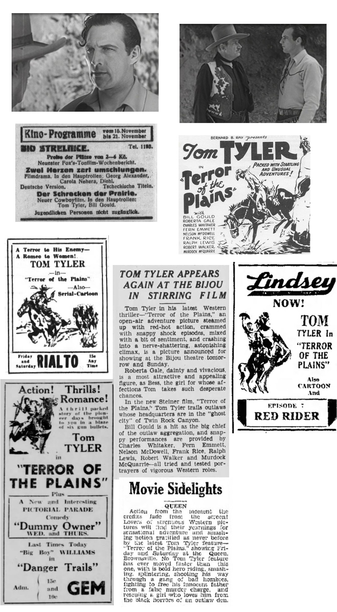 Terror of the Plains screencaps Austria cinema ad film reviews cinema ads