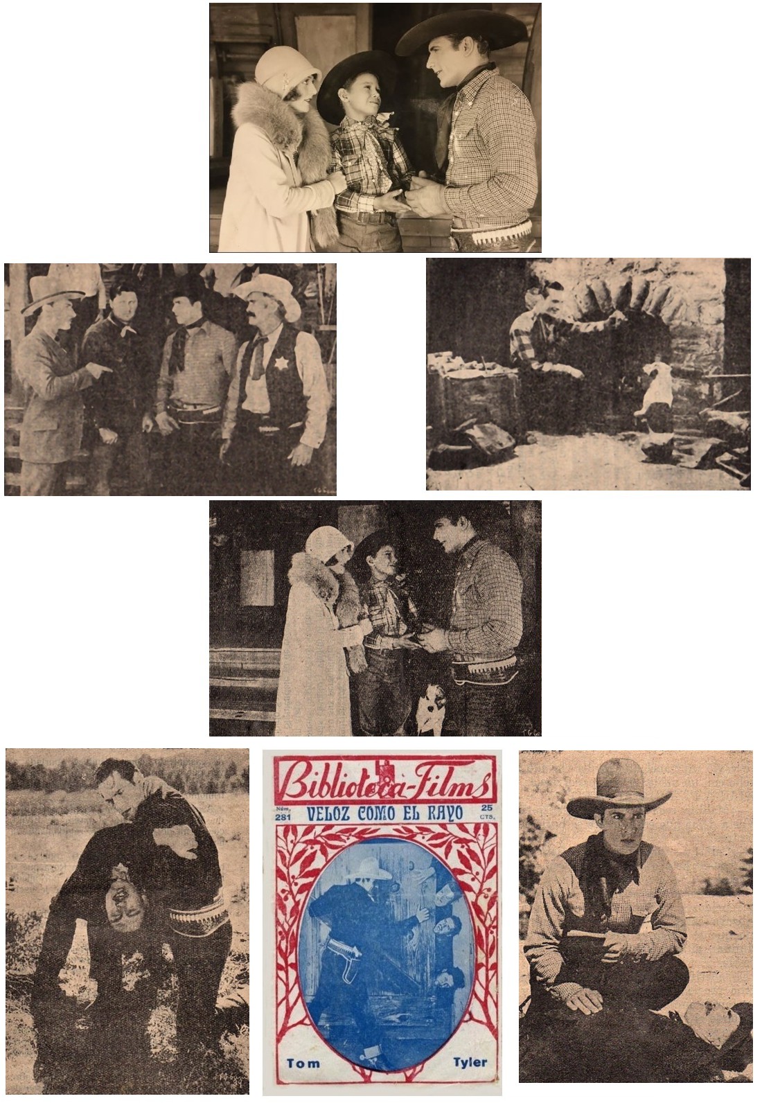 The Cherokee Kid Spain film booklet and film stills