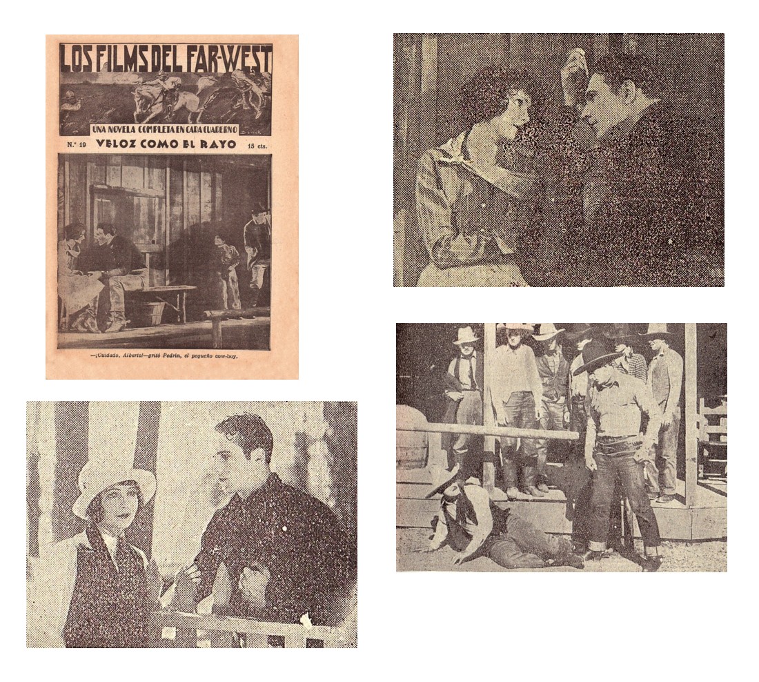 The Cherokee Kid Spain film booklet and film stills