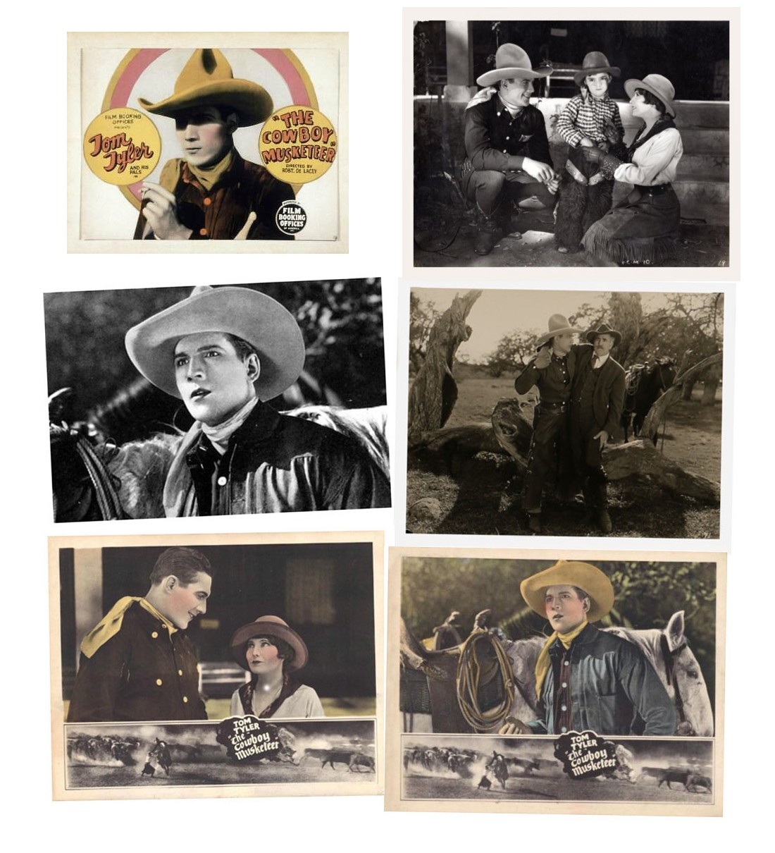 The Cowboy Musketeer film still and lobby cards