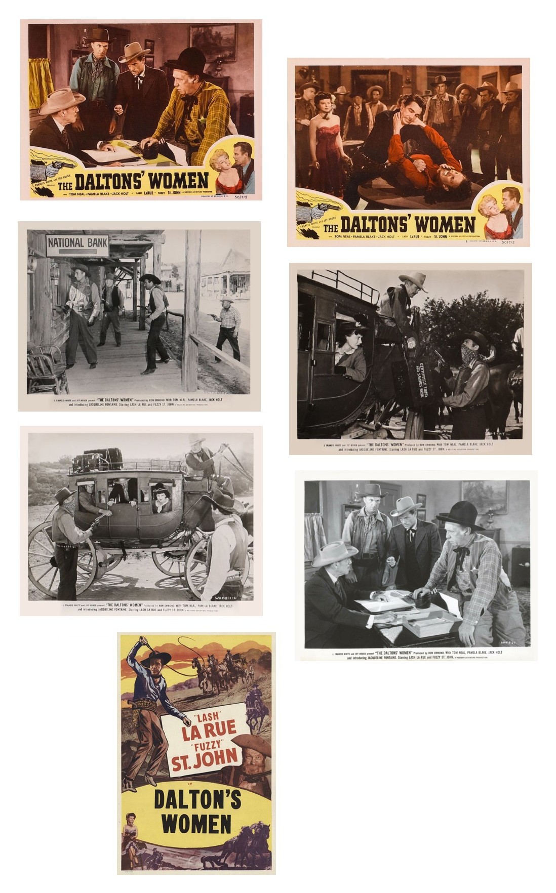 The Daltons' Women lobby cards one sheet film stills