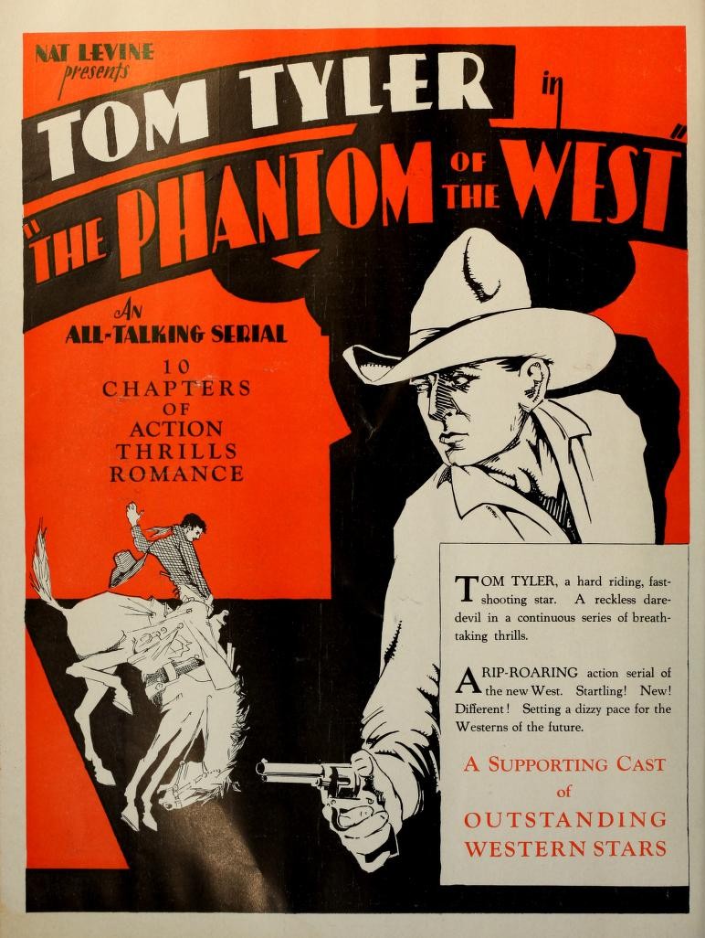 The Phantom of the West one page ad