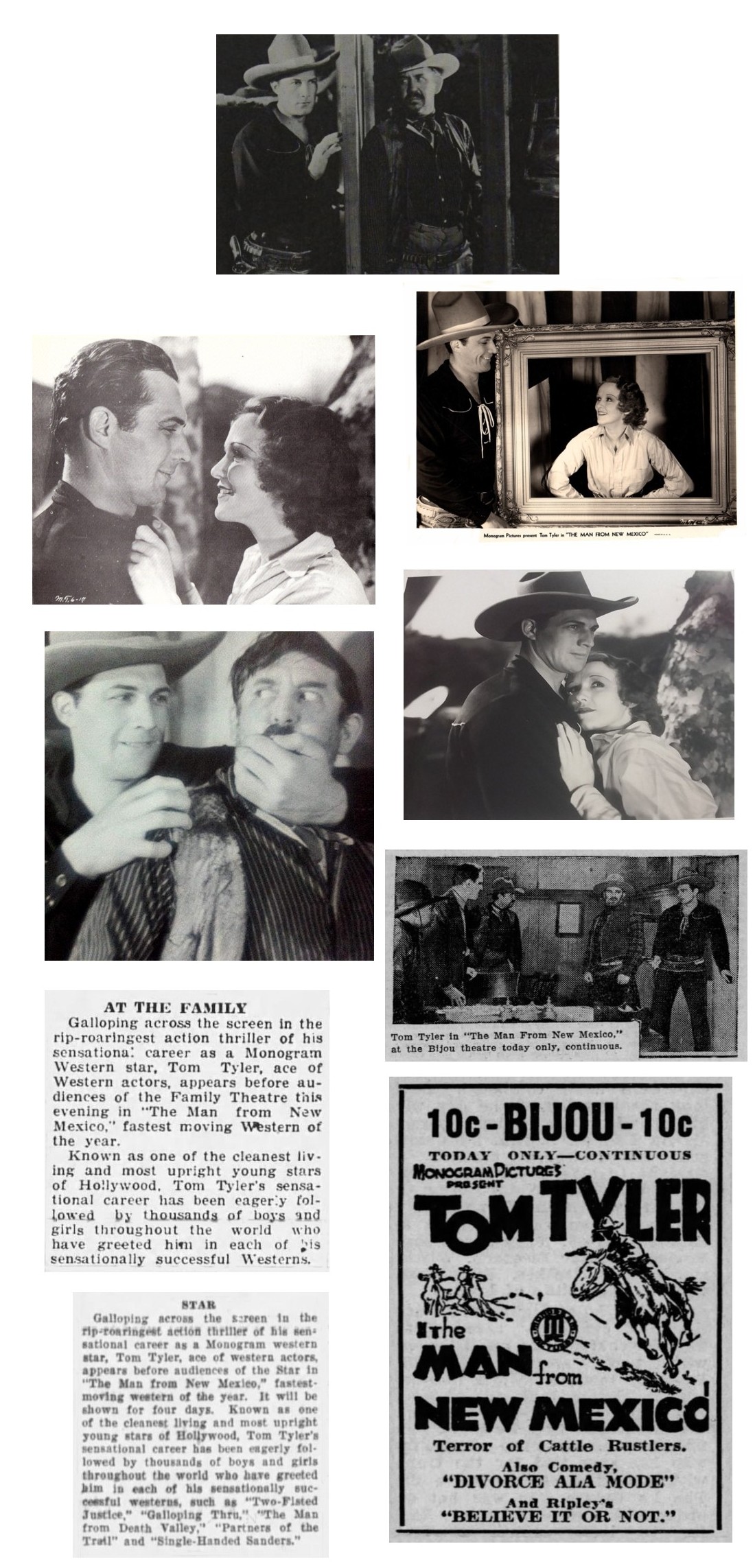 The Man from New Mexico film stills cinema ads film reviews