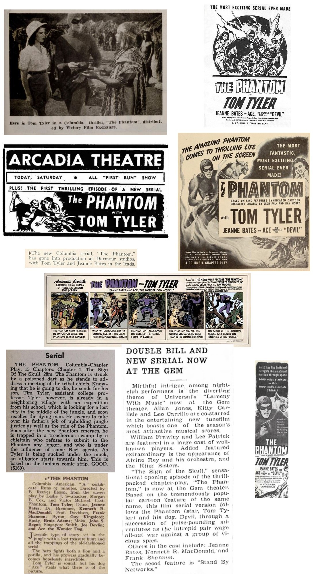 The Phantom photos of Tom film reviews cinema ads
