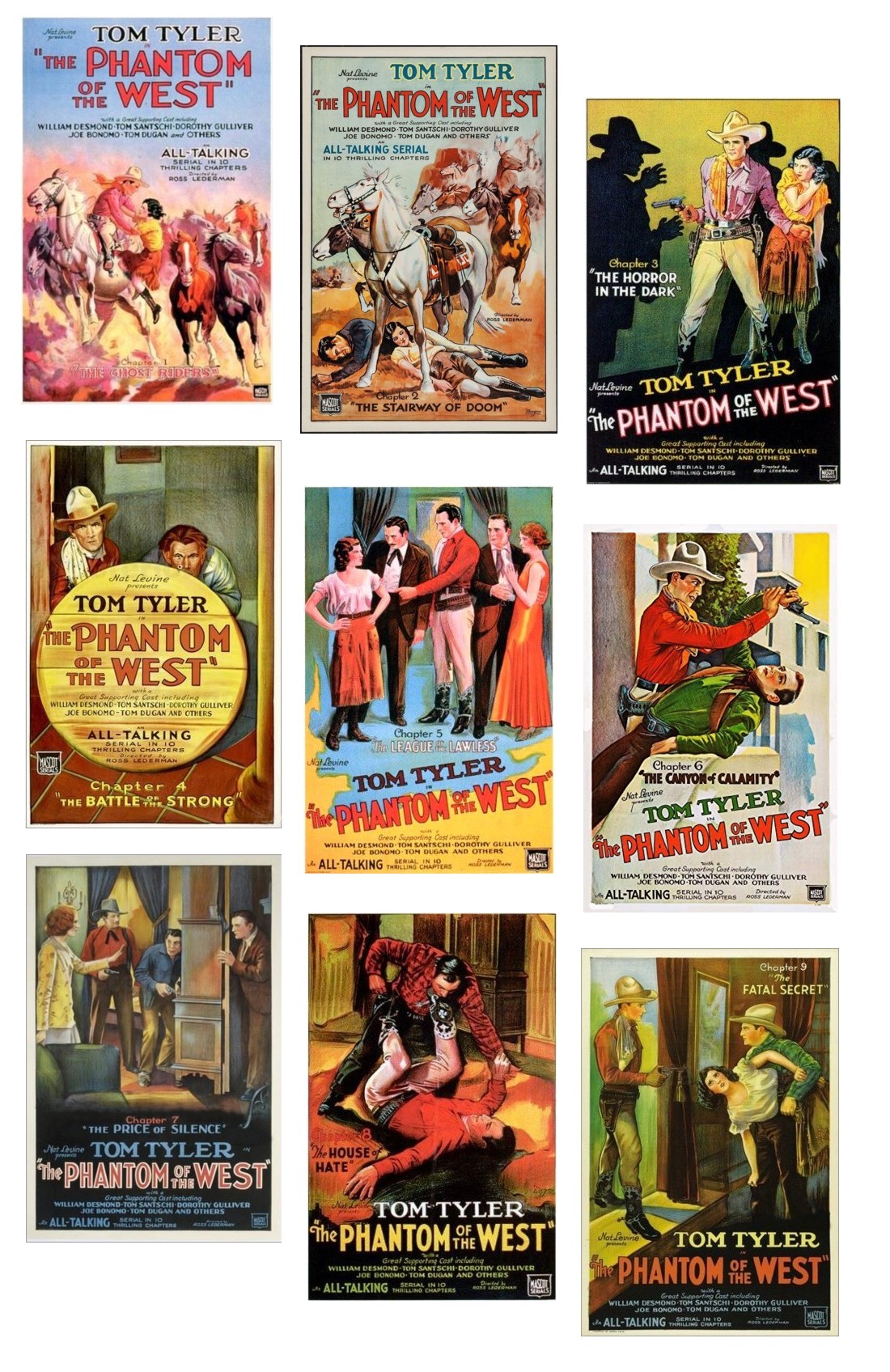 The Phantom of the West one sheets