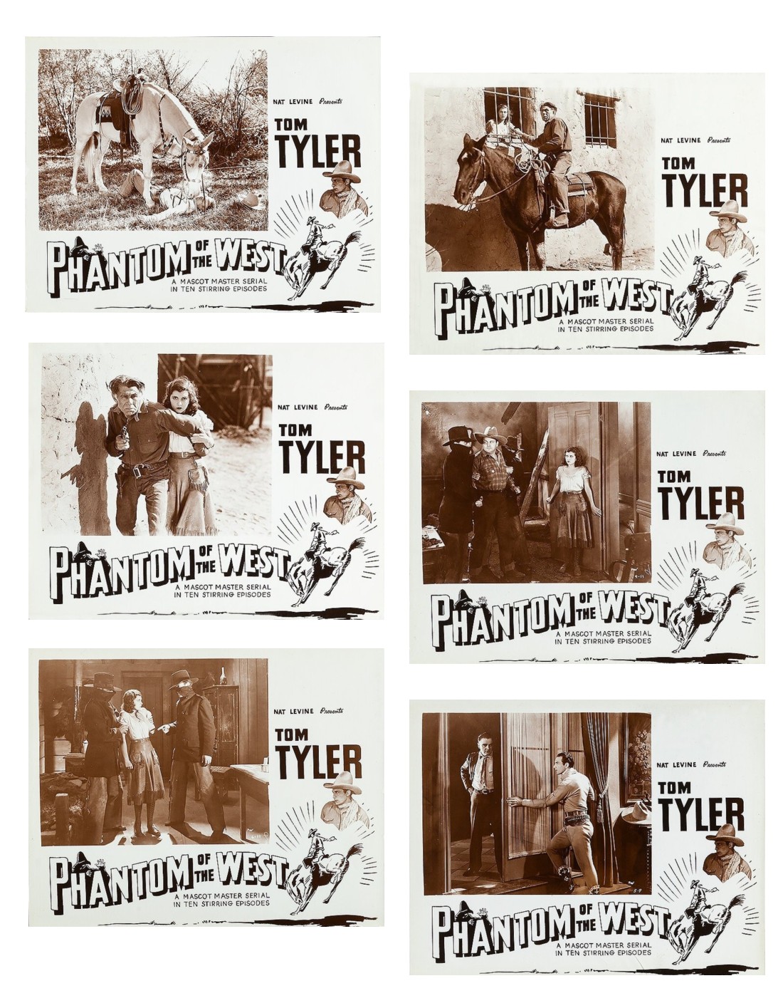 The Phantom of the West lobby cards