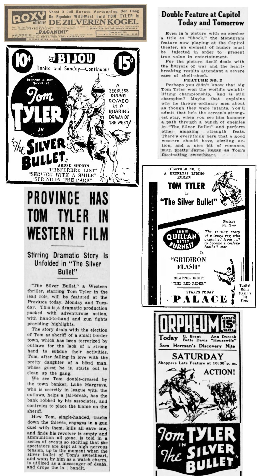 The Silver Bullet cinema ads film reviews