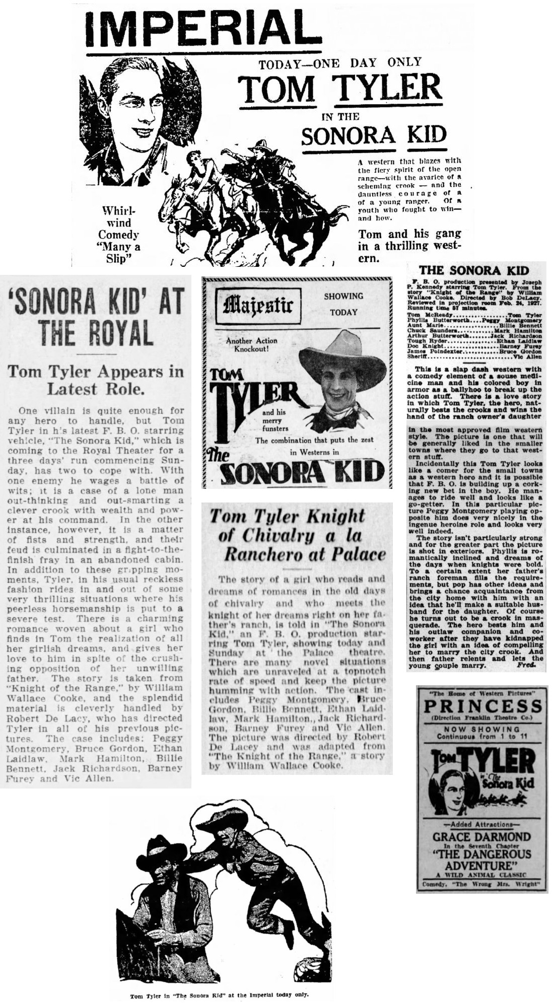 The Sonora Kid pictures of Tom film reviews cinema ads