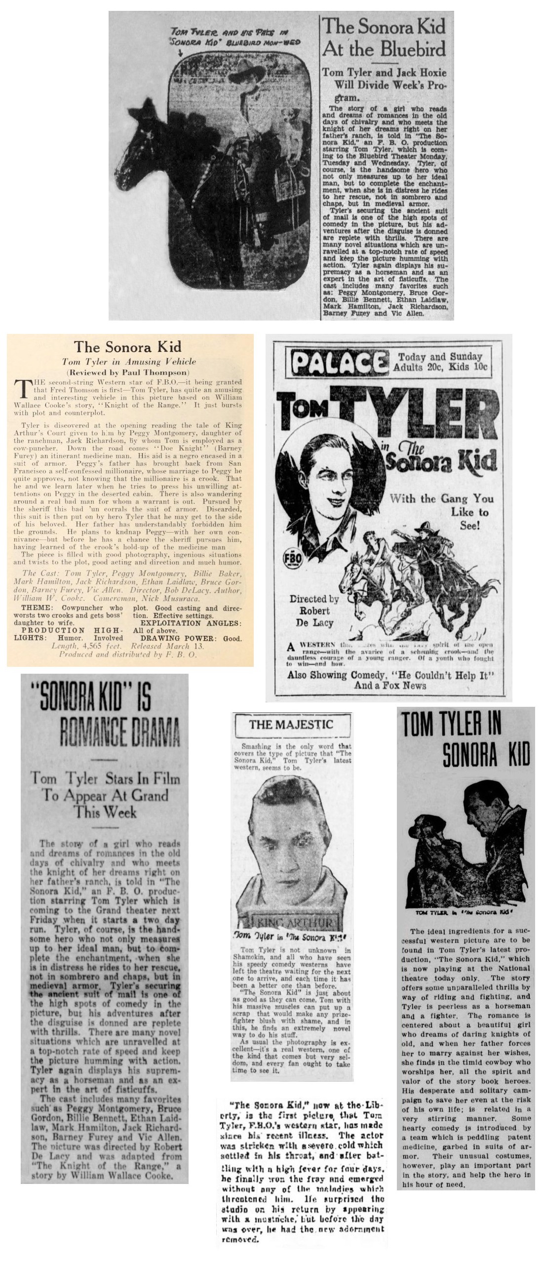 The Sonora Kid pictures of Tom film reviews cinema ads