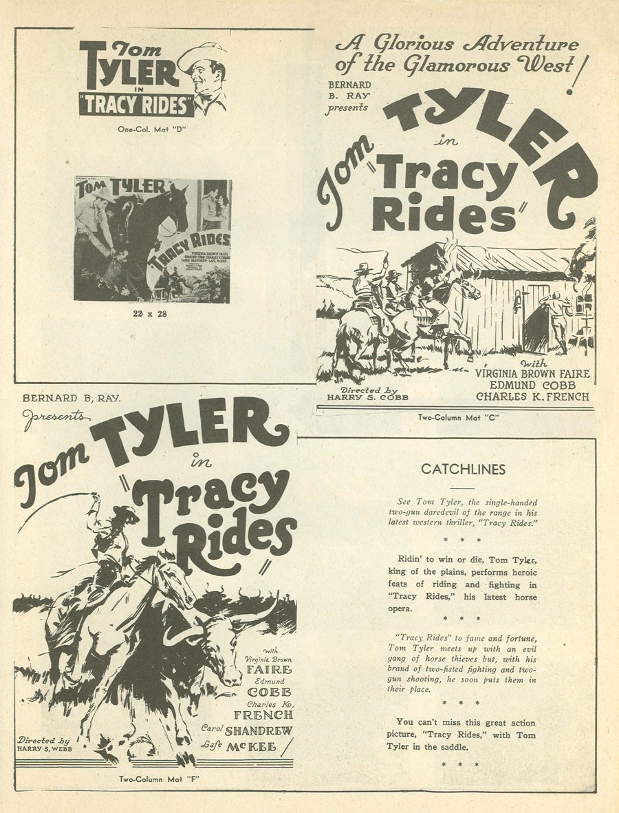 Tracy Rides presskit