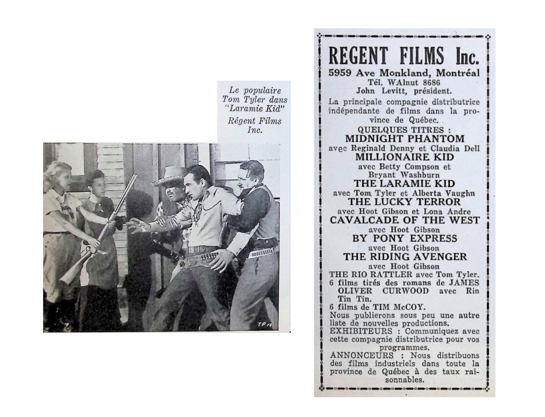 The Laramie Kid French cinema ad and photo